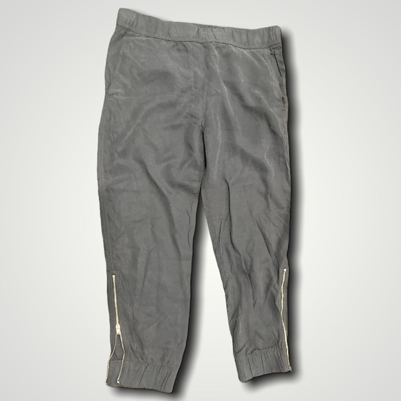 Gap Tencel Jogger Pants Ankle Zipper Elastic - Picture 3 of 6